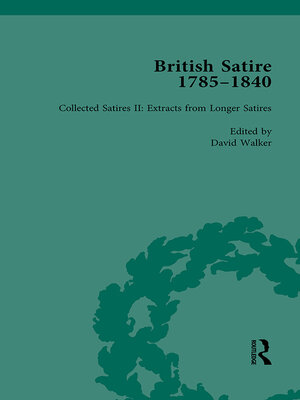 cover image of British Satire, 1785-1840, Volume 2